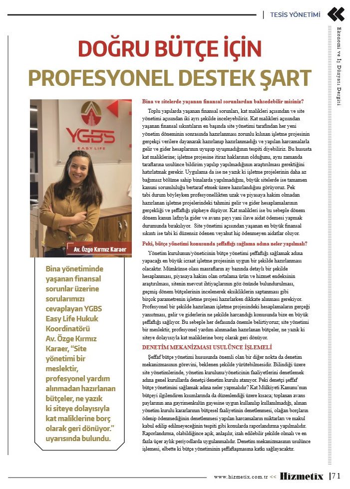 YGBS hizmetix dergi röpörtajı 2